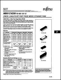 Click here to download MB81C4256A10PFTR Datasheet