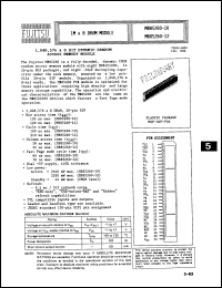 Click here to download MB85260-12LPL Datasheet