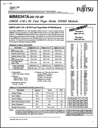 Click here to download MB85347-80PSG Datasheet