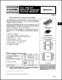 Click here to download MBM10470A7TV Datasheet