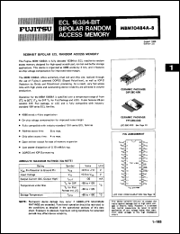 Click here to download MBM10484A10C Datasheet