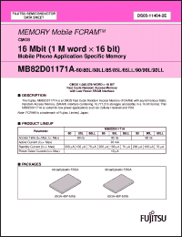 Click here to download MB82D01171A-85PBN Datasheet