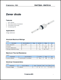 Click here to download 1N4754A Datasheet