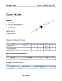 Click here to download 1N5265B Datasheet