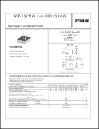 Click here to download MB154W Datasheet