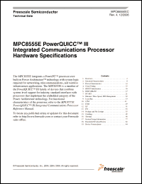 Click here to download MPC8555CVTAQF Datasheet