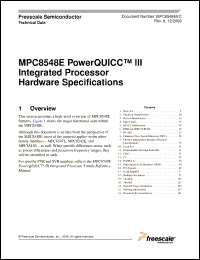 Click here to download MPC8547HXAQGB Datasheet