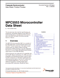 Click here to download MPC5553MZP80R2 Datasheet