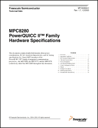 Click here to download MPC8280CZQI Datasheet