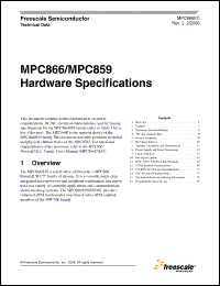 Click here to download MPC866TVR133A Datasheet