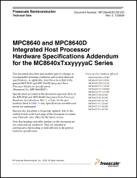 Click here to download MC8640DHX1067N Datasheet