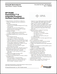 Click here to download MPC8536ECVTAQG Datasheet