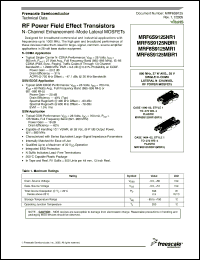 Click here to download MRF6S9125MBR1 Datasheet