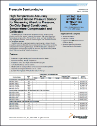 Click here to download MPXAZ6115AP Datasheet