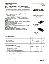 Click here to download MRF6S21100NBR1 Datasheet