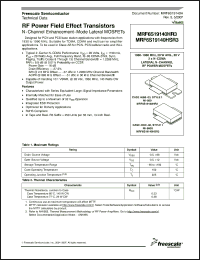 Click here to download MRF6S19140HSR3 Datasheet