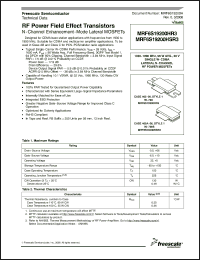 Click here to download MRF6S19200HSR3 Datasheet