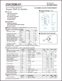 Click here to download 2SK3586-01 Datasheet