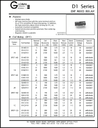 Click here to download D1C1210 Datasheet