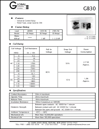 Click here to download GB301Z-DC110-SF-L Datasheet