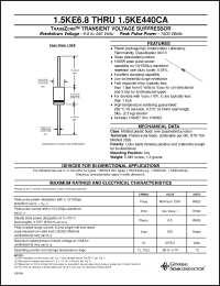 Click here to download 1N6287A Datasheet