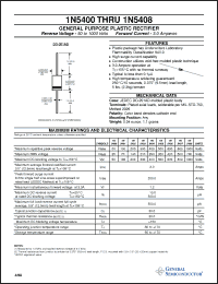 Click here to download 1N5406 Datasheet