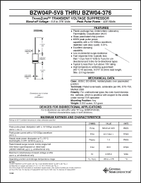 Click here to download BZW04P171B Datasheet