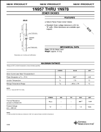 Click here to download 1N958B Datasheet