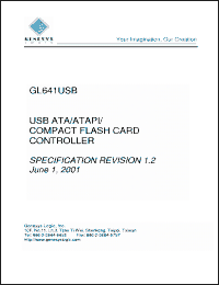 Click here to download GL641USB Datasheet