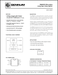 Click here to download GB4600-CDA Datasheet