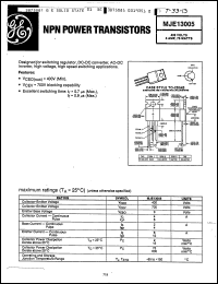 Click here to download MJE13005 Datasheet