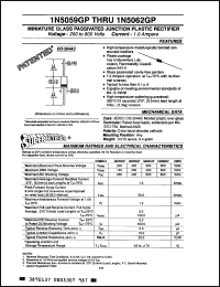 Click here to download 1N5062GP Datasheet