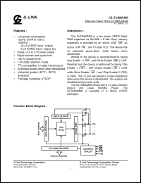 Click here to download GLT6400M08SL-120ST Datasheet