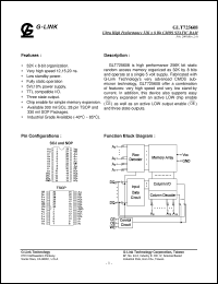 Click here to download GLT725608-15TS Datasheet