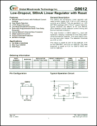 Click here to download G9612ATEU Datasheet