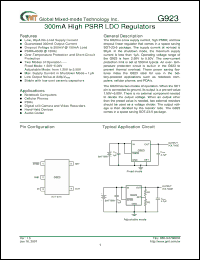 Click here to download G923-300T1U Datasheet