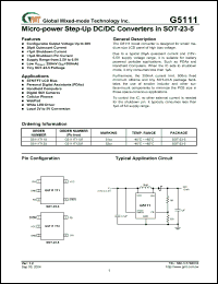 Click here to download G5111 Datasheet