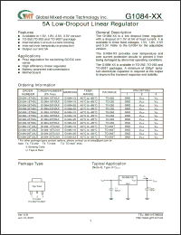 Click here to download G1084-25T43UF Datasheet