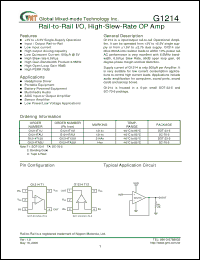 Click here to download G1214TAUF Datasheet