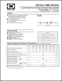 Click here to download FR154G Datasheet