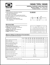 Click here to download 1N5400 Datasheet