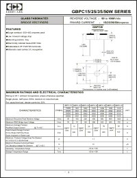 Click here to download GBPC-W1501 Datasheet