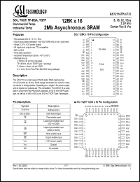 Click here to download GS72116J-12 Datasheet