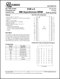 Click here to download GS74108ATP-10 Datasheet