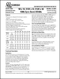 Click here to download GS816018T-225I Datasheet