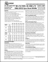 Click here to download GS816272C-200 Datasheet