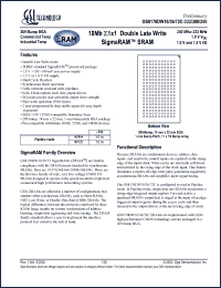 Click here to download GS8170DW72C-333I Datasheet