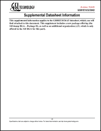 Click here to download GS881E18AT-166 Datasheet