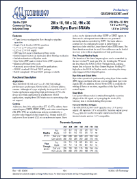 Click here to download GS832018GT-225V Datasheet