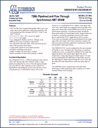 Click here to download GS8640Z36T-300I Datasheet